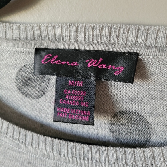 Y2k polkadot art girl print sweater - Picture 6 of 10